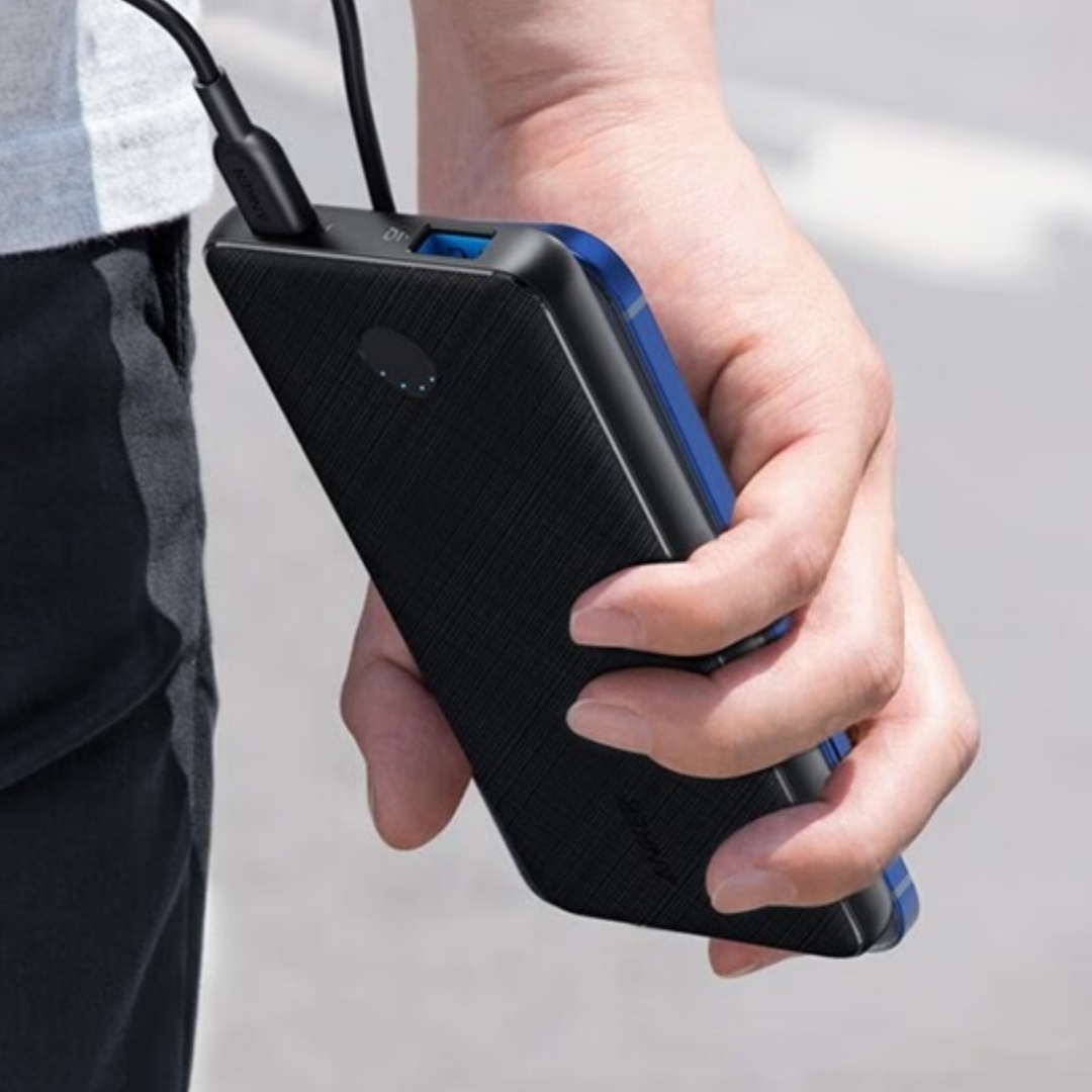 Power Bank PD20W Dual Port Fast Charging 20000mAh Large Capacity – Portable Battery Pack with USB-C & USB Output for iPhone, Android & Tablets