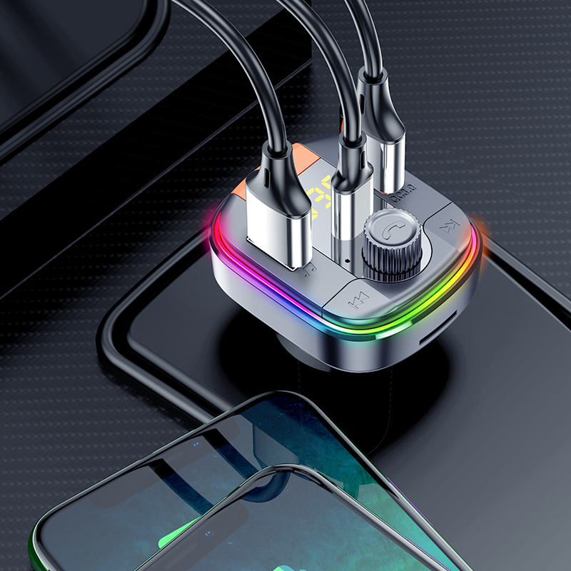 Car MP3 Bluetooth Player | PD & QC3.0 Fast Charge Car Charger - Image 2