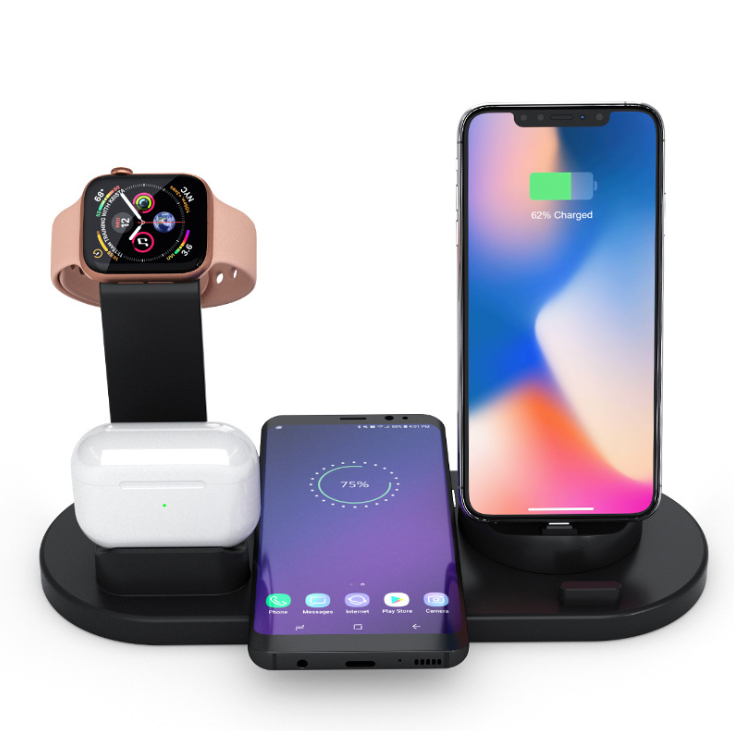 3-in-1 Wireless Charger | Fast Charging Dock for Phone, Watch & Earbuds