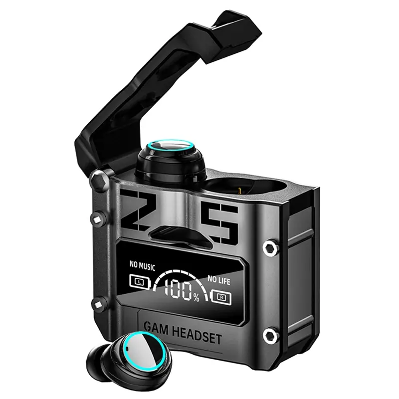 Noise Cancelling Studio In‑Ear Gaming Earphones Earbuds Headphones M25 TWS | True Wireless Handsfree with Digital Display