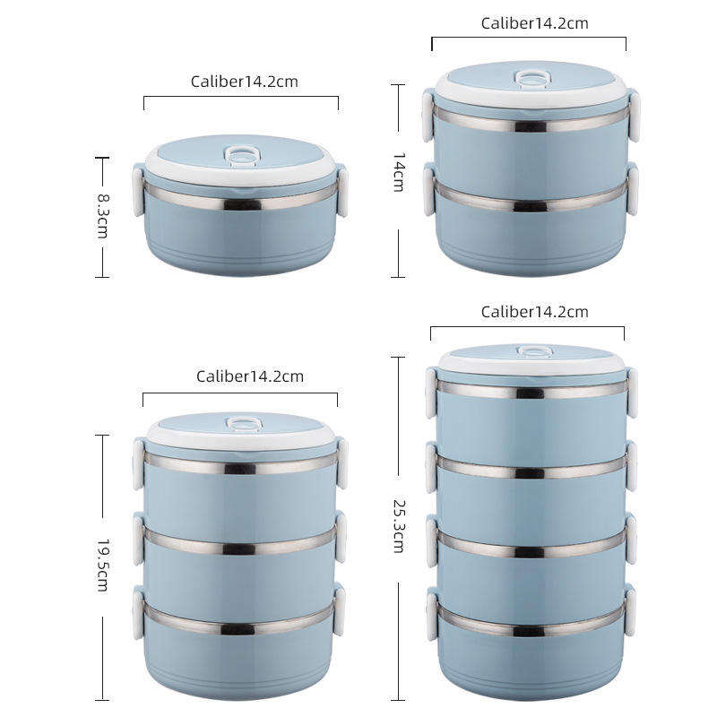 Insulated Stainless Steel Lunch Box – Wholesale 3-Tier Large Capacity Multi-Functional Food Storage Container - Image 2