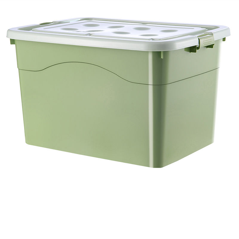 Large Outdoor Storage Box – Oversized Multifunction Plastic Organizer with Safe PP Lid & Pulleys