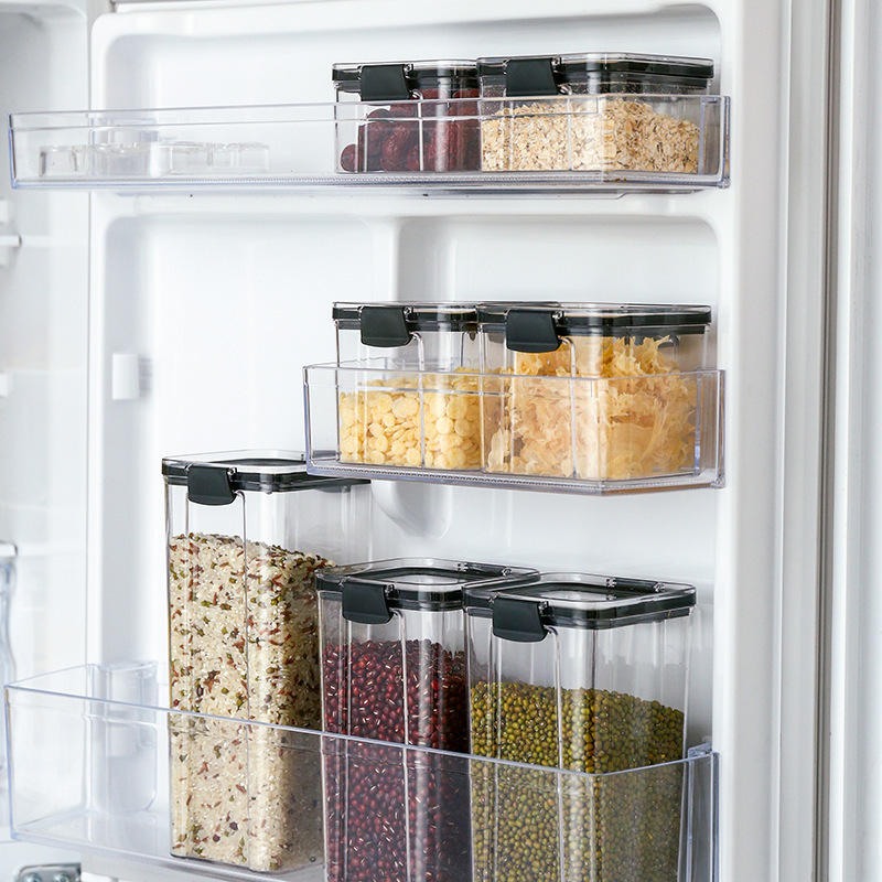 Disposable Food Storage Containers – Airtight Plastic Rice & Cereal Kitchen Dispenser Set - Image 2