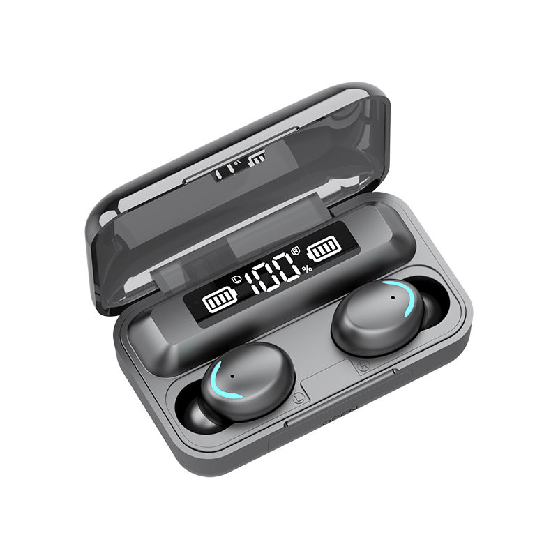 TWS Wireless Earphones – F9-5 Gaming Sport BT 5.0 Headset with LED Display & IPX7 Waterproof