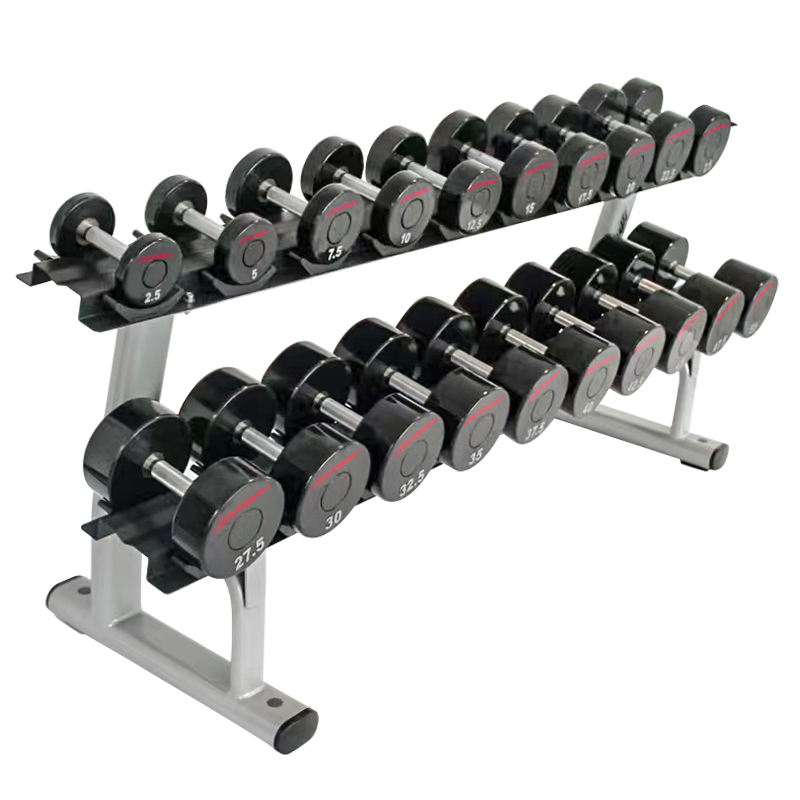 Top Sale Adjustable Dumbbell Set 2.5–50KG CPU Coated Round Head | Cast Iron Rubber Gym Equipment for Strength Training - Image 4
