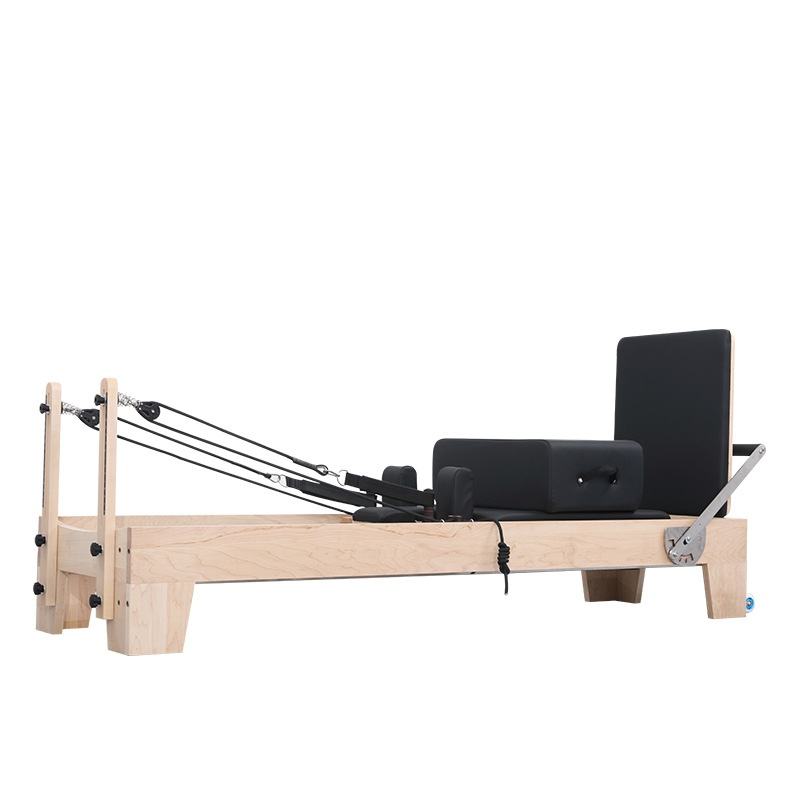 Pilates 5-Piece Set Cadillac Reformer Bed – Large Yoga Body Shaping Training Equipment with Ladder Barrel, Core Bed & Maple Rubber Wood Frame - Image 3