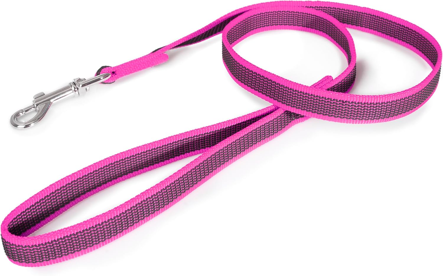 Shock Absorbing Non-Slip Nylon Vulcanized Rubber Handle Dog Leash for Middle & Big Sized Dogs – Golden Retriever, German Shepherd