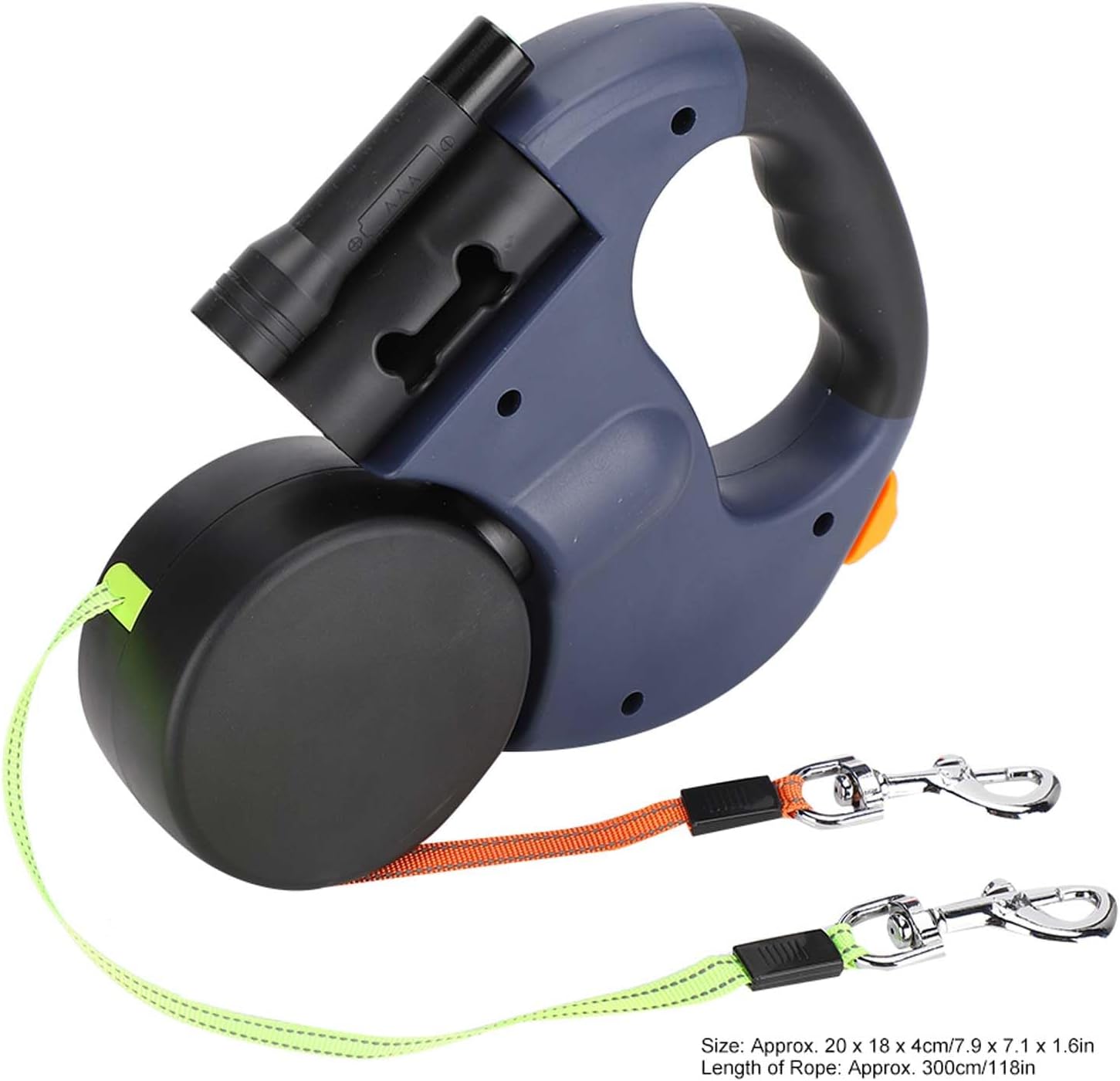 Outdoor Multi-Dog Walking Leash – Automatic Double Telescopic 2-in-1 Eco-Friendly Solid Plastic Ribbon with 360° Anti-Tangle – Wholesale - Image 5
