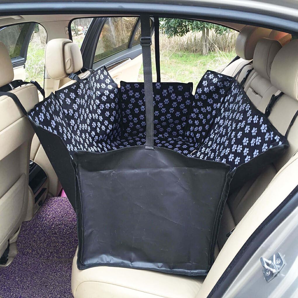 Niupaite Oxford Cloth Back Seat Cover & Trunk Mat Protector for Dogs and Cats – Vehicle Car Interior Protection for Pets - Image 2
