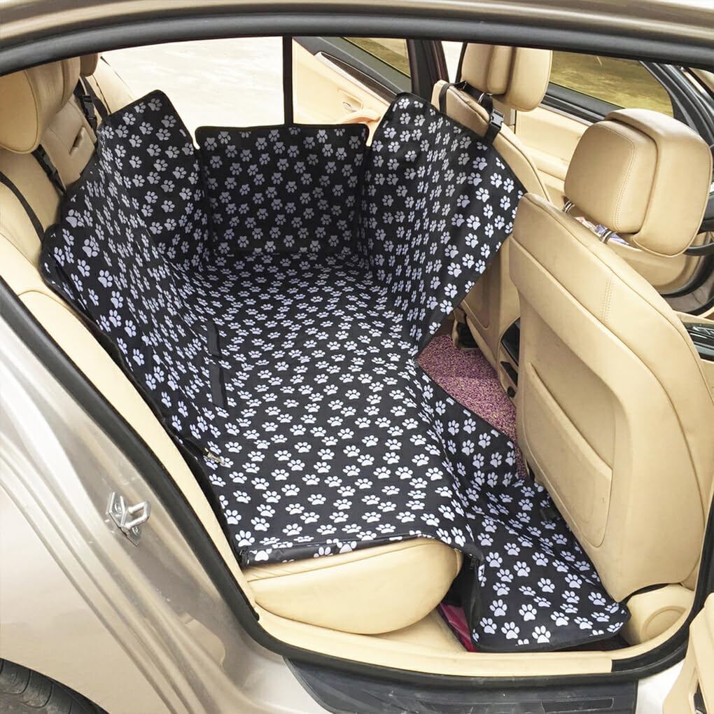 Niupaite Oxford Cloth Back Seat Cover & Trunk Mat Protector for Dogs and Cats – Vehicle Car Interior Protection for Pets - Image 4