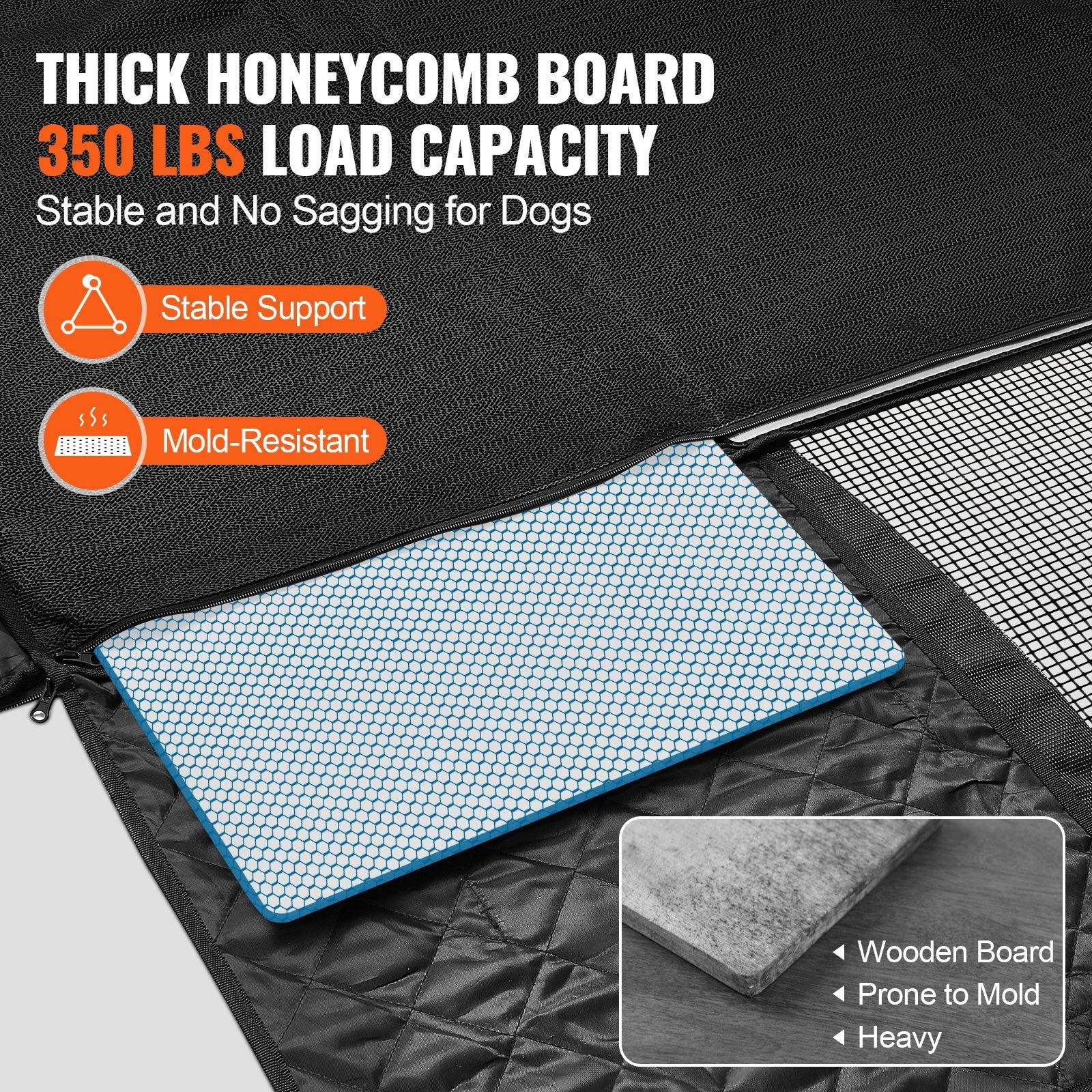 Waterproof 600D Pet Backseat Car Seat Cover for Dogs – 52" x 24.8" Size for Cars - Image 2