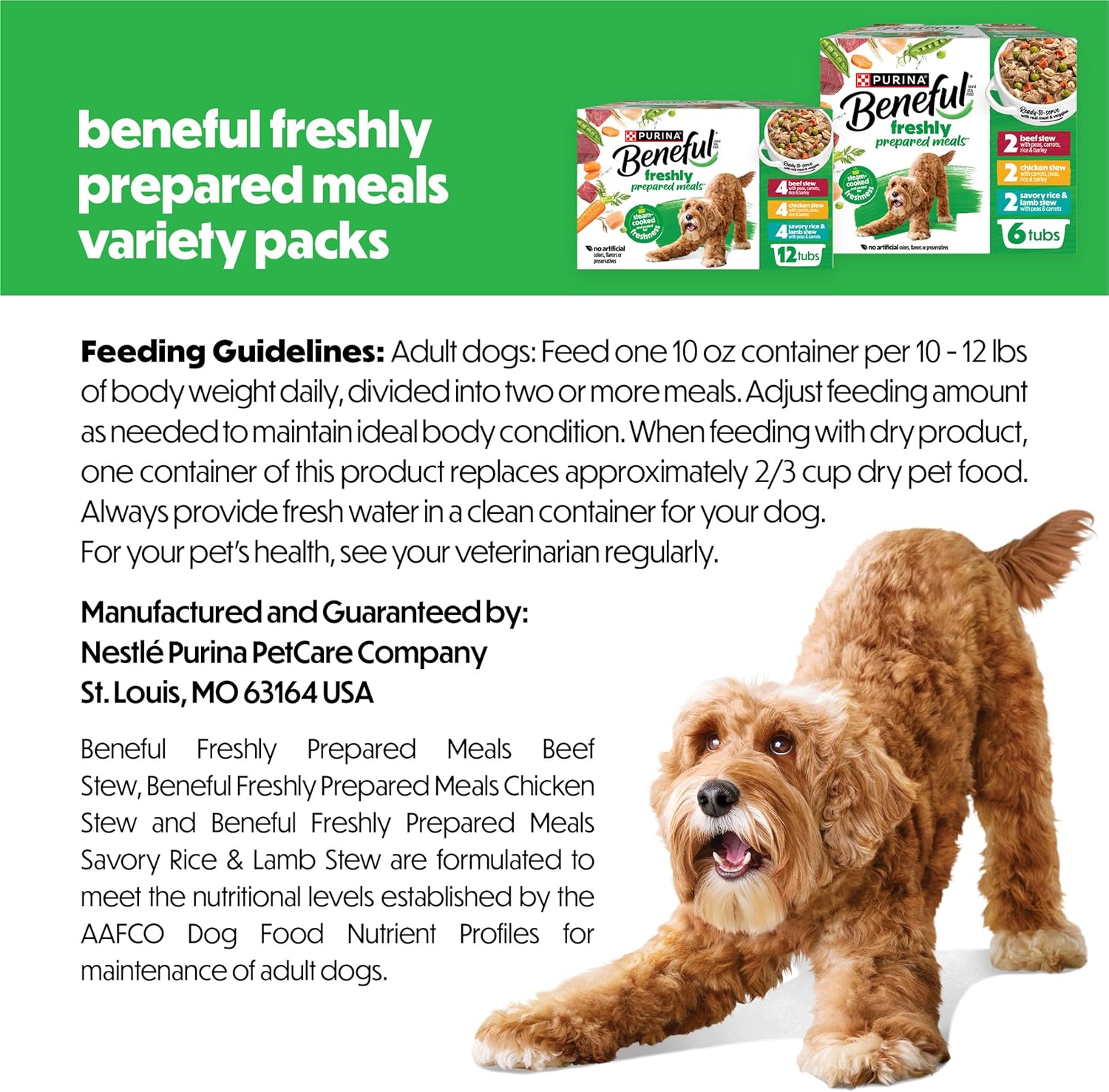 Beneful Gravy Wet Dog Food Variety Pack – 12 Pack (10 oz. Tubs) - Image 5