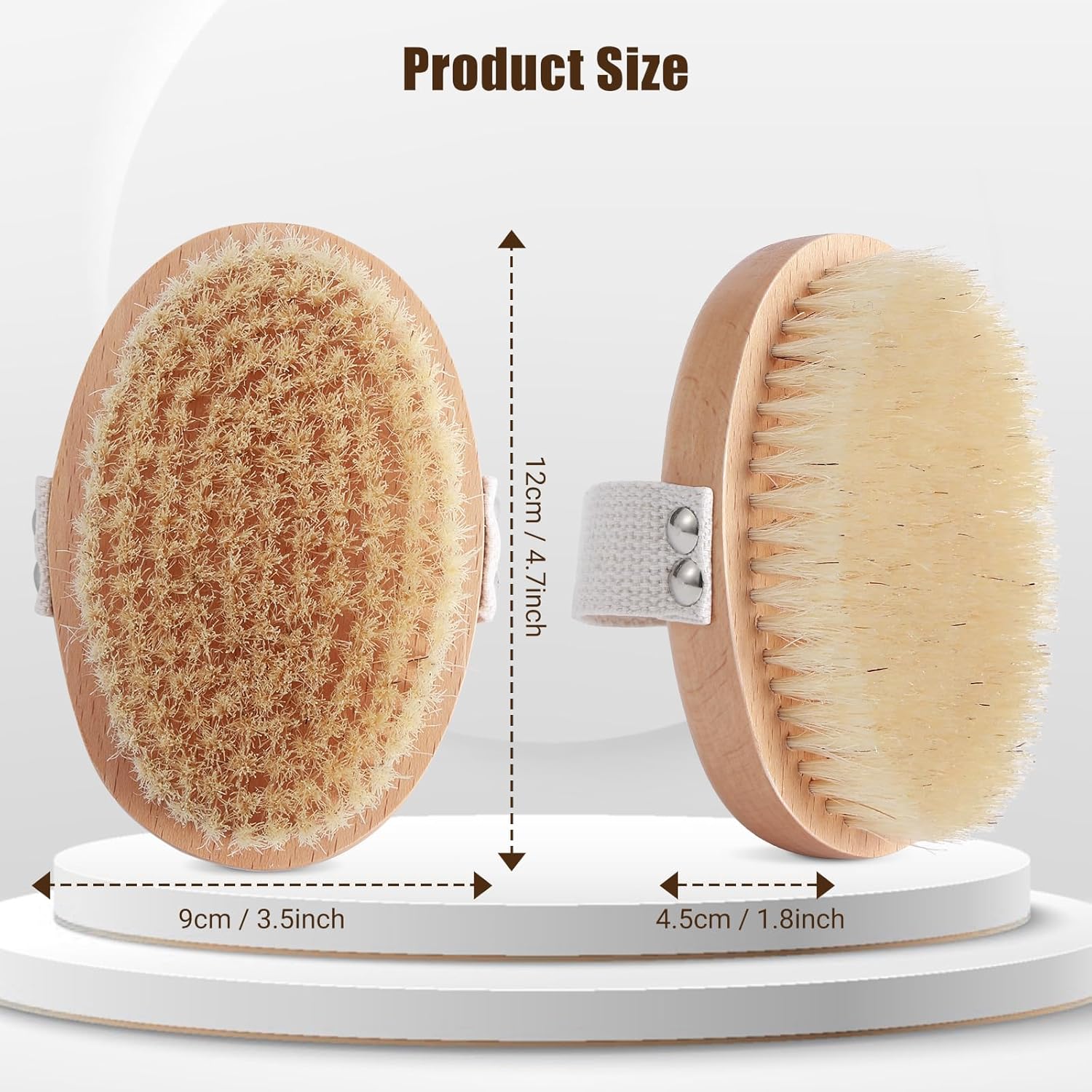 Soft Boar Bristle Pet Palm Brush for Short Haired Dogs & Cats – Reduces Shedding – Ergonomic Design with Band - Image 6