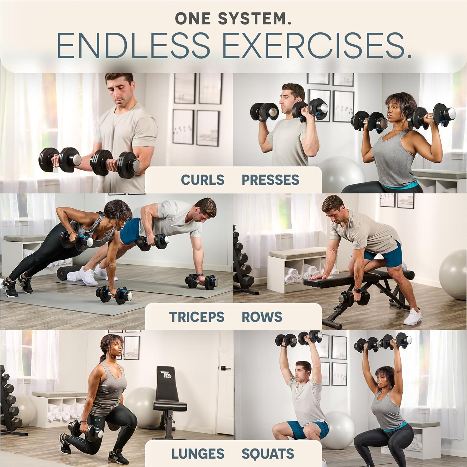 Adjustable Dumbbells Set – Quick Adjustment, Anti-Slip Handle – Space Saving Strength Training for Home Gym - Image 6
