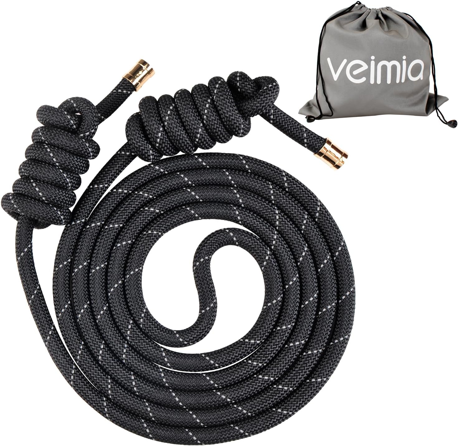 Flow Rope for Fitness – High Performance Double Woven Workout Rope – Adjustable Flow Jump Rope for Men & Women – Indoor Outdoor Cardio Exercise – Beginner Friendly