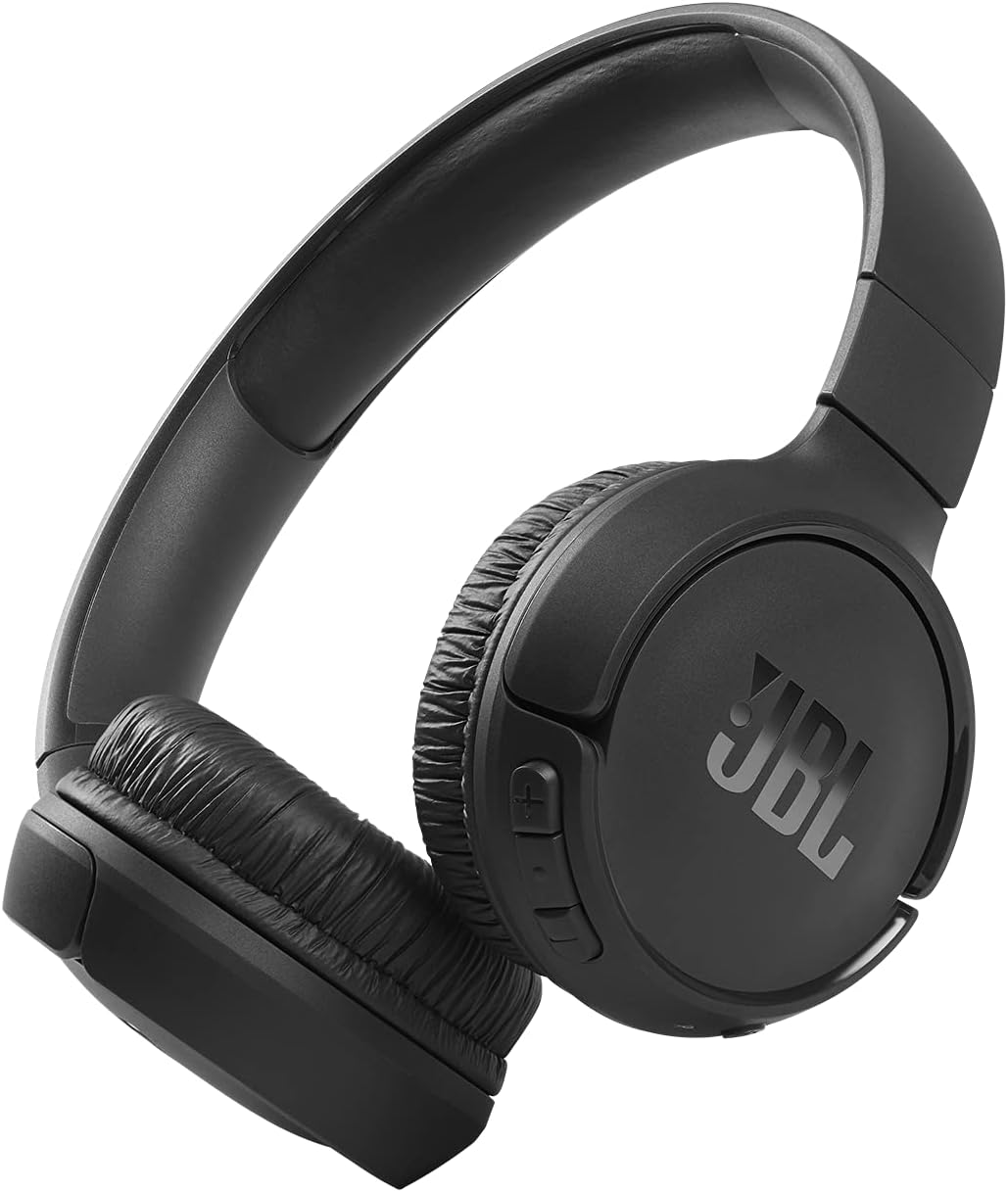JBL Tune 510BT – Bluetooth Headphones with Up to 40 Hours Battery – Microphone for Calls – Foldable & Comfortable – Android & iOS Compatible – Black - Buy Online at SimraCart
