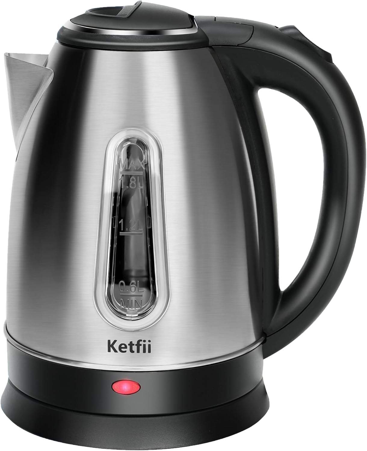 Stainless Steel Electric Kettle 1.8 Liters – Tea Coffee Kettle & Hot Water Boiler – 360° Swivel Base – BPA Free – Auto Shut Off – Boil Dry Proof – 1100W - Buy Online at SimraCart