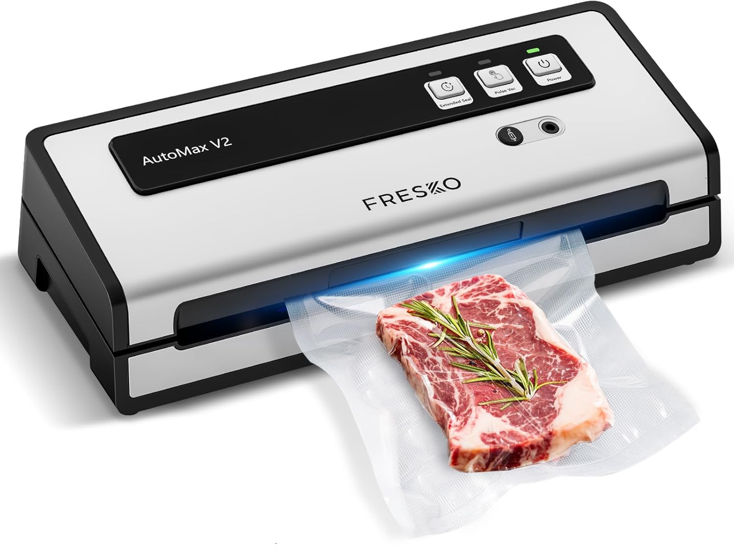 Vacuum Sealer Machine with Automatic Bag Detection – 0.2 Inch Widened Heating Strip – Compact Food Sealer – Easy to Use – Starter Kit - Buy Online at SimraCart