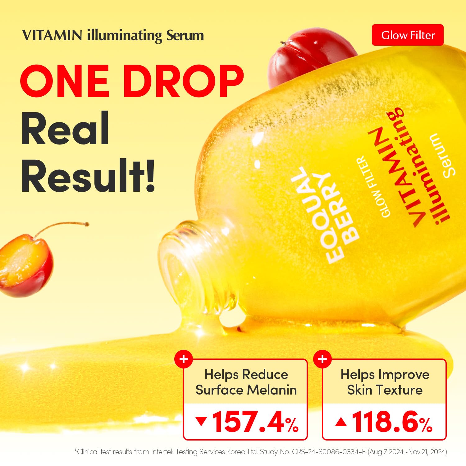 Vitamin Illuminating Serum – Niacinamide 4% + Brightening Vitamin C Face Serum with Hyaluronic Acid & Vitamin E – Dark Spot & Uneven Tone Care – Korean Skincare – 1.01 fl.oz - Image 2