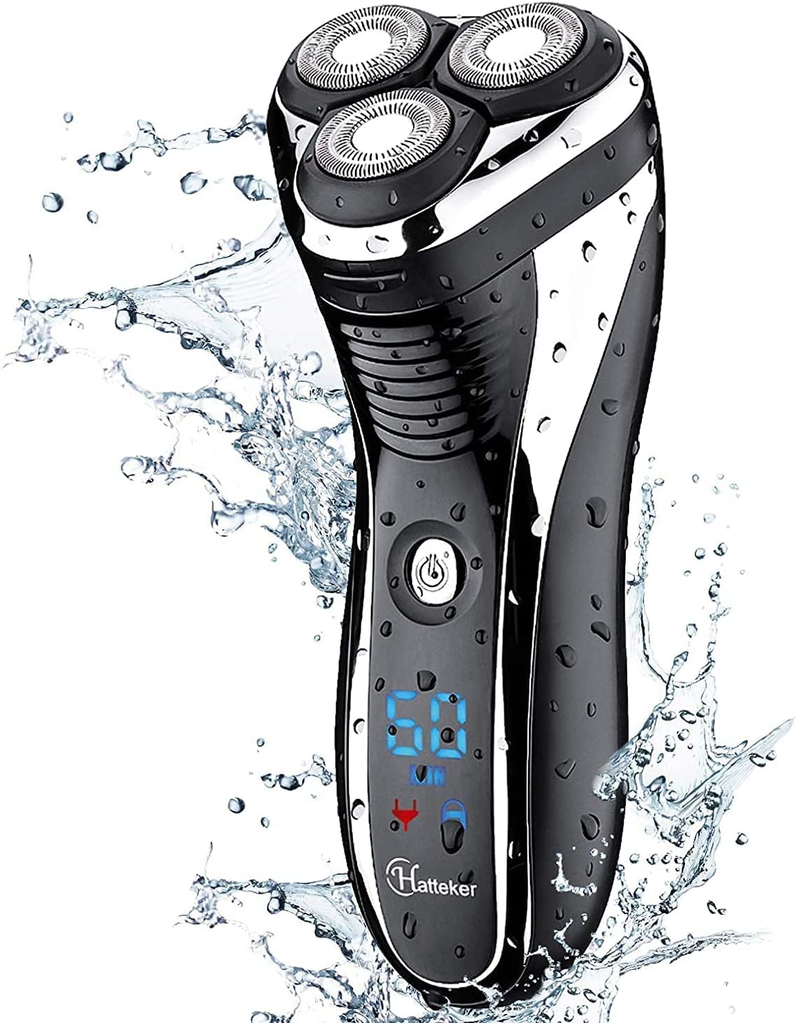 Hatteker Electric Shaver – Rotary Razor for Men – Cordless Beard Trimmer with Pop Up Trimmer – Waterproof - Buy Online USA | SimraCart