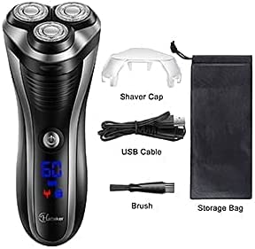 Hatteker Electric Shaver – Rotary Razor for Men – Cordless Beard Trimmer with Pop Up Trimmer – Waterproof - Image 6