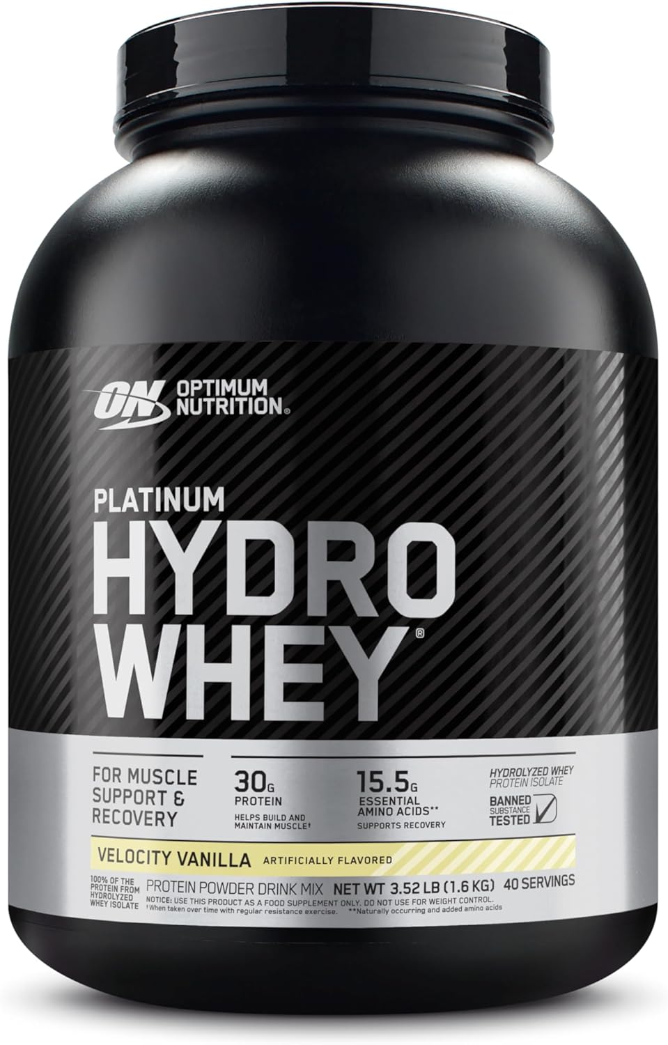 Optimum Nutrition Platinum Hydrowhey Protein Powder – 100% Hydrolyzed Whey Isolate Powder – Velocity Vanilla Flavor – 3.5 Pounds (Packaging May Vary) - Buy Online at SimraCart