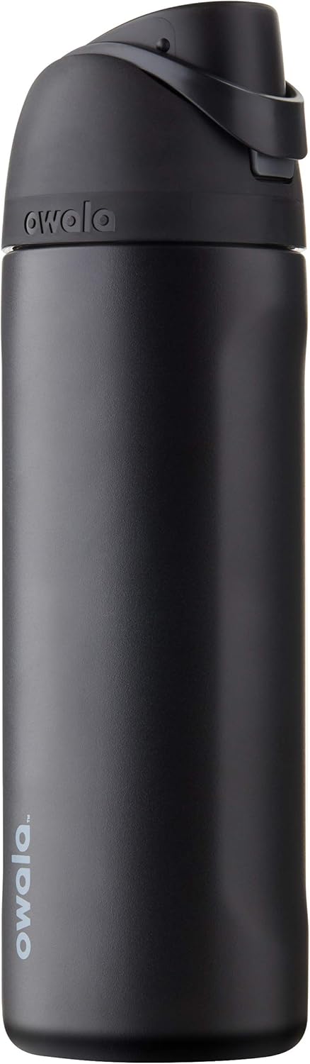 Owala FreeSip Insulated Stainless Steel Water Bottle with Straw – BPA Free Sports Water Bottle – Great for Travel – 24 oz – Very, Very Dark - Buy Online USA | SimraCart