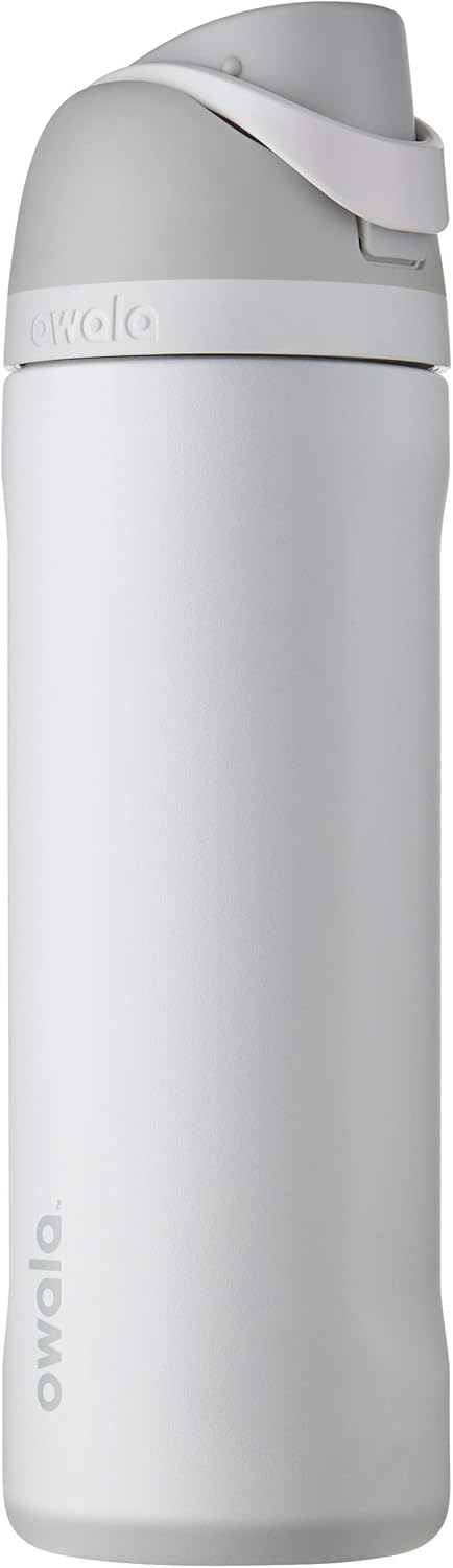 Owala FreeSip Insulated Stainless Steel Water Bottle with Straw – BPA Free Sports Water Bottle – Great for Travel – 24 oz – Shy Marshmallow - Buy Online USA | SimraCart