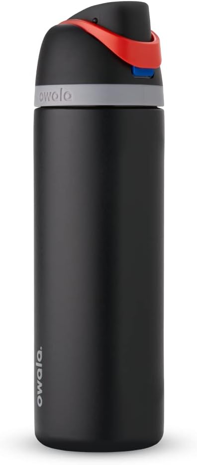 Owala Star Wars FreeSip Insulated Stainless Steel Water Bottle with Straw for Sports and Travel – BPA Free Sports Water Bottle – 24 oz – Darth Vader