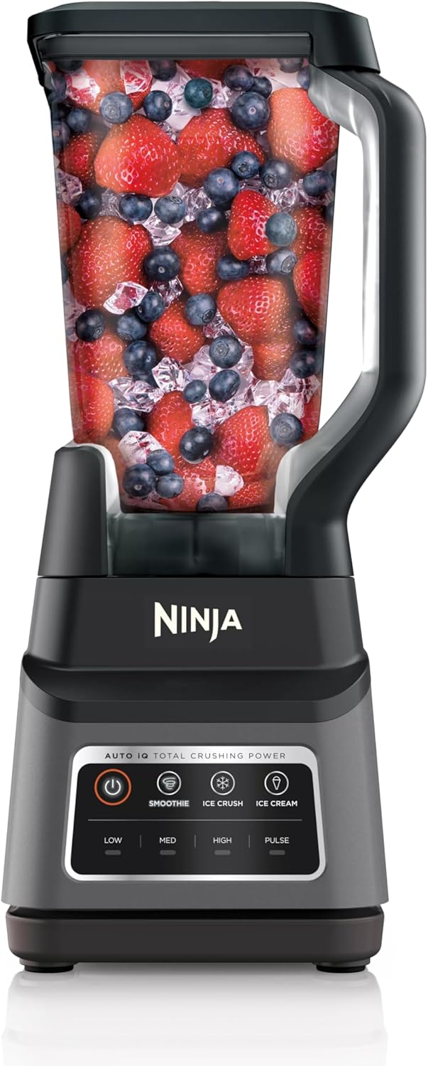 Ninja Professional Plus Blender with Auto-iQ | Smoothie and Ice Cream Maker, Frozen Drink Mixer, Margarita Machine | 3 Auto-iQ Presets, 1400W, 72-oz. Total Crushing Pitcher | Dark Grey | BN701 - Buy Online at SimraCart