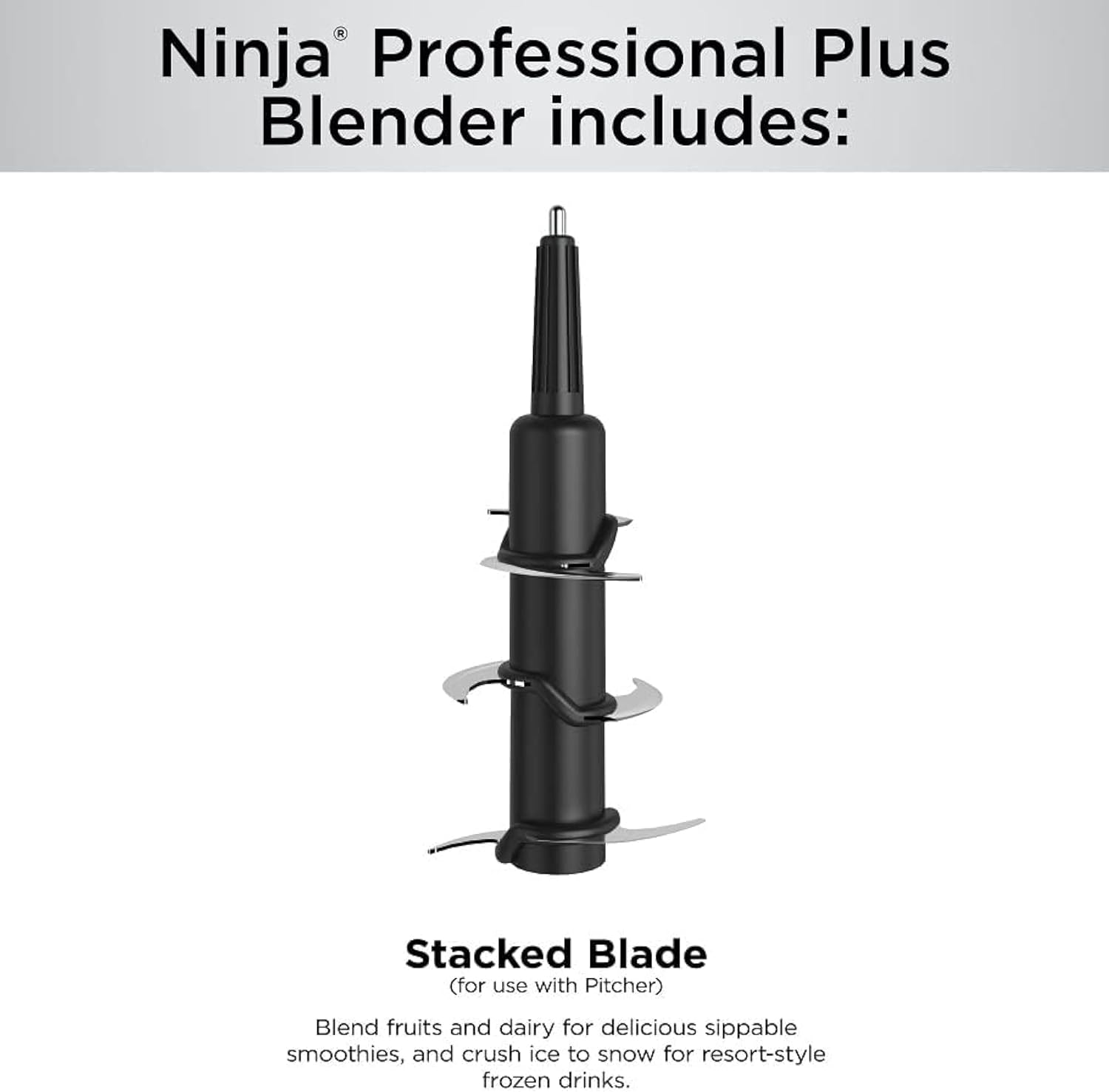 Ninja Professional Plus Blender with Auto-iQ | Smoothie and Ice Cream Maker, Frozen Drink Mixer, Margarita Machine | 3 Auto-iQ Presets, 1400W, 72-oz. Total Crushing Pitcher | Dark Grey | BN701 - Image 5
