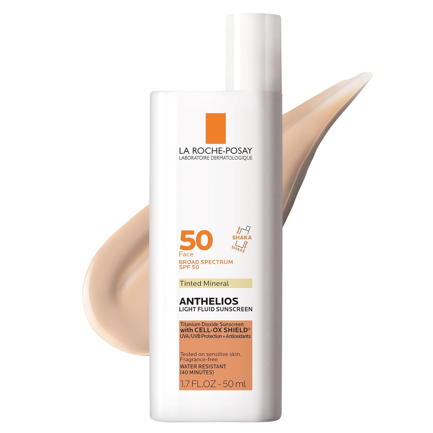 La Roche-Posay Anthelios SPF 40 | Ultra-Light Mineral Face Sunscreen with Titanium Dioxide | Fast-Absorbing, Oil-Free, Matte Finish - Buy Online at SimraCart