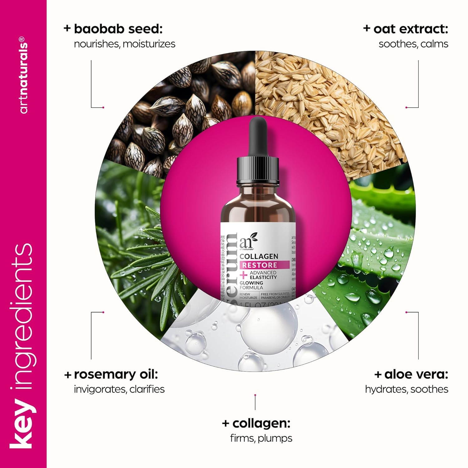Collagen Booster Serum – Anti-Aging Face Serum with Hyaluronic Acid & Vitamin E | Wrinkle Repair, Skin Healing & Tone Improvement (1 oz) - Image 4