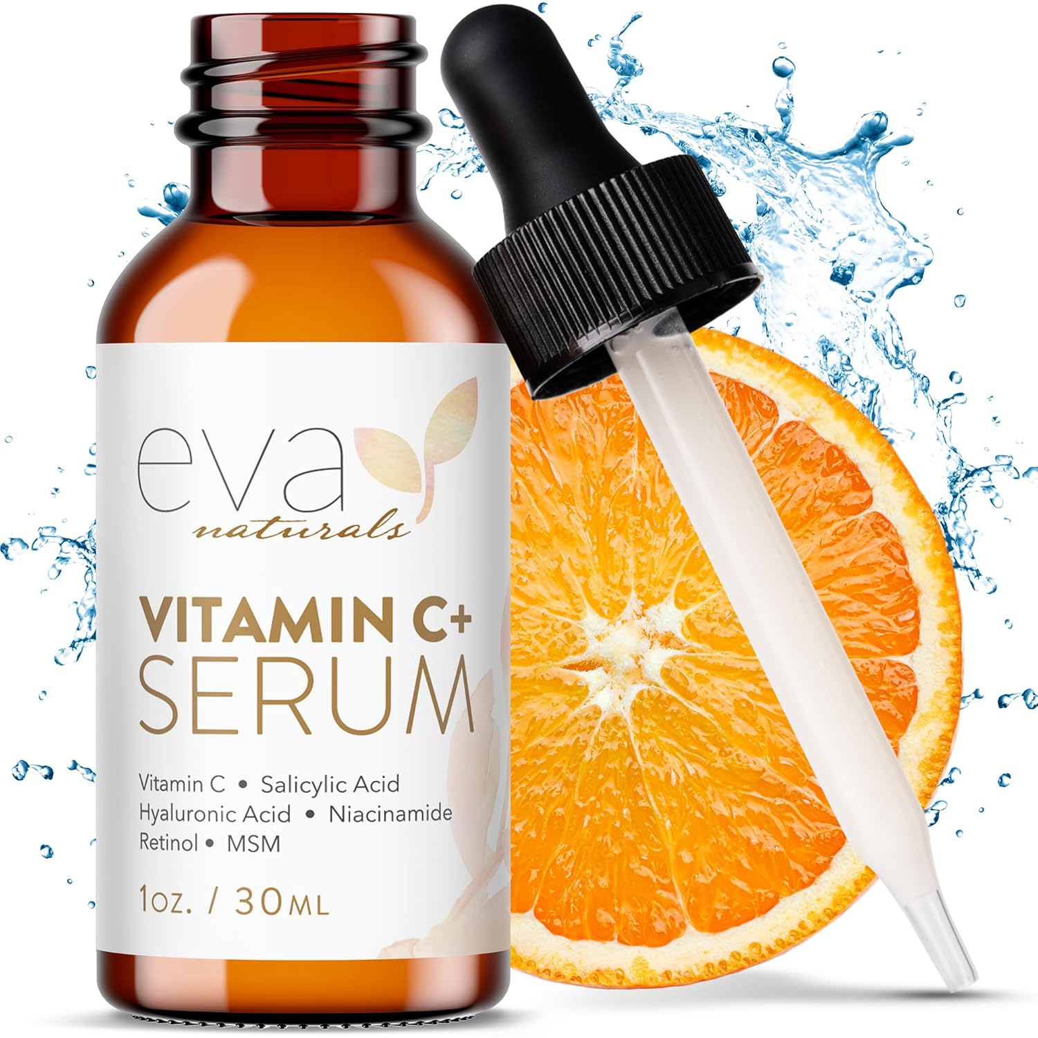 Naturals Vitamin C Serum – Dark Spot Remover & Corrector with Retinol, Hyaluronic Acid, Niacinamide & Salicylic Acid | Brightening Anti-Aging Face Care (1 oz) - Buy Online at SimraCart