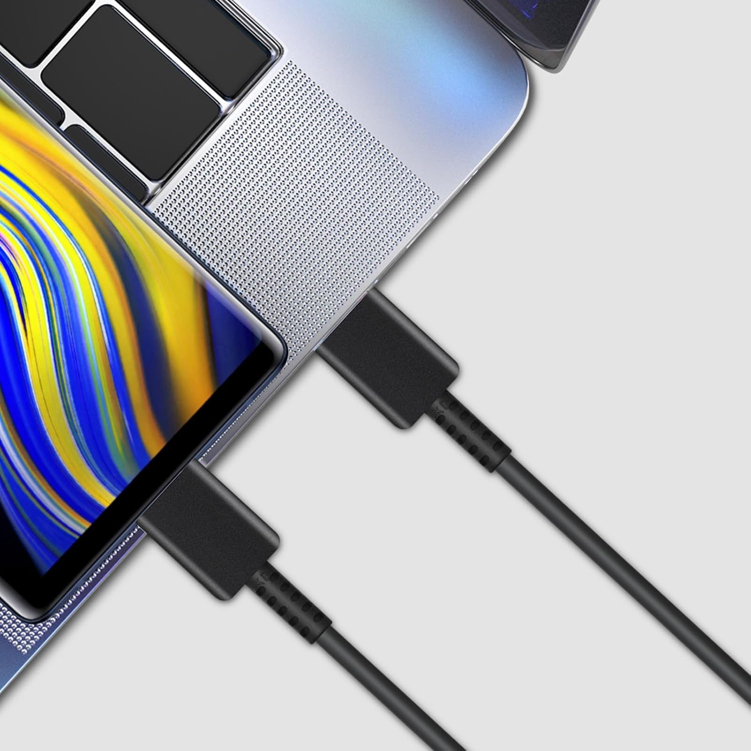 Type C Charger 2-Pack 25W Fast Charging Block with 6ft USB C Cable Compatible with Galaxy S26 S25 S24 S23 S22 S21/iPhone 17/16/16 Pro Max/15/15 Pro Max/15 Plus - Black - Image 6