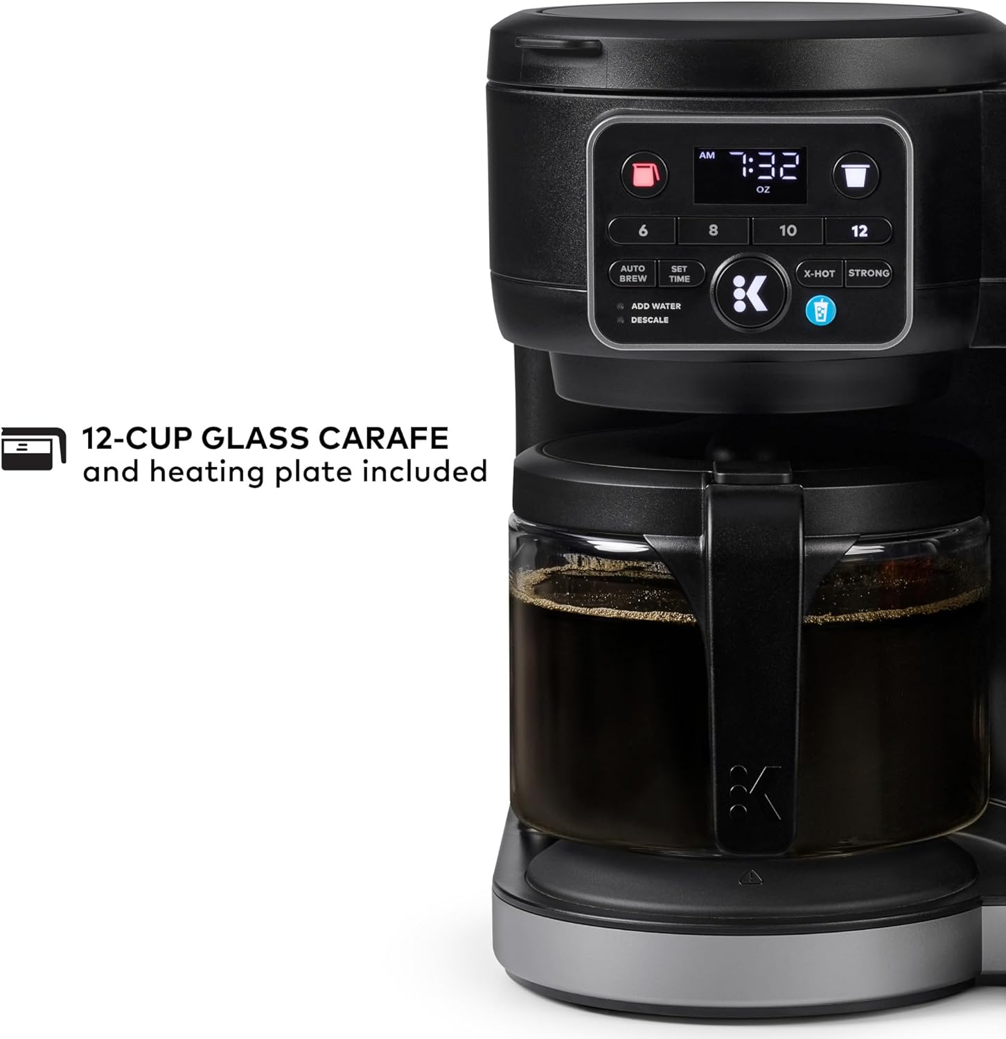 Keurig K-Duo Hot & Iced Single Serve & Carafe Coffee Maker, MultiStream Technology, 72oz Reservoir (Gen 2) – Brew K-Cup Pods or Ground Coffee, 12-Cup Glass Carafe, Black - Image 6