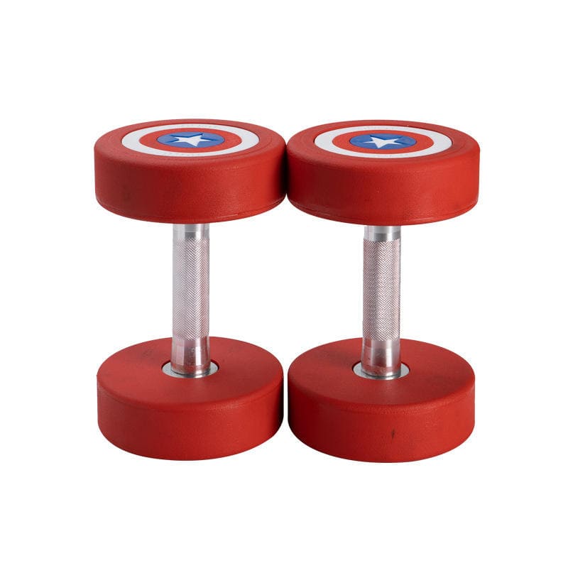 Captain America Steel-Coated Adjustable Dumbbell Set 2.5kg–50kg | Home Gym Free Weights for Men & Women Strength Training - Buy Online at SimraCart