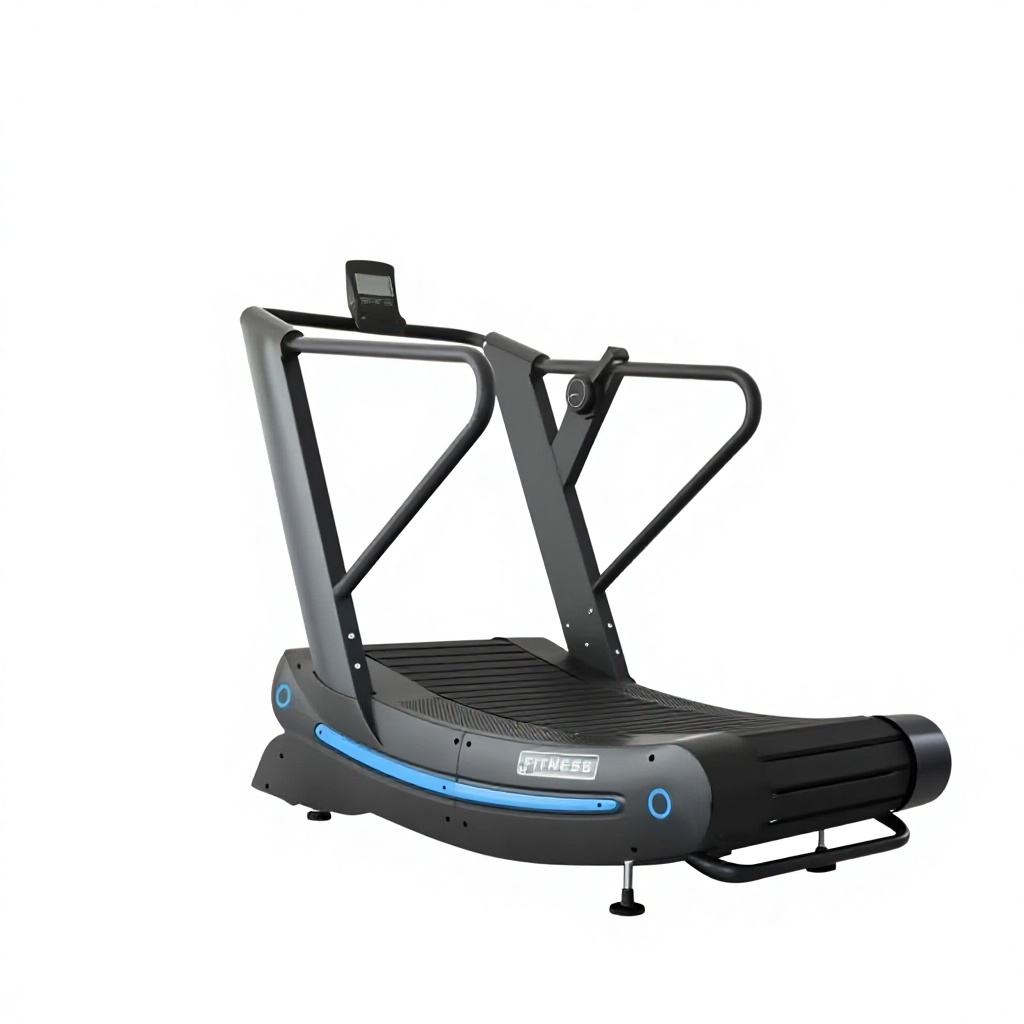 Commercial Curved Non-Motorized Treadmill – Mechanical Non-Powered Running Machine with Calorie Function for Home Gym & Personal Training - Buy Online at SimraCart