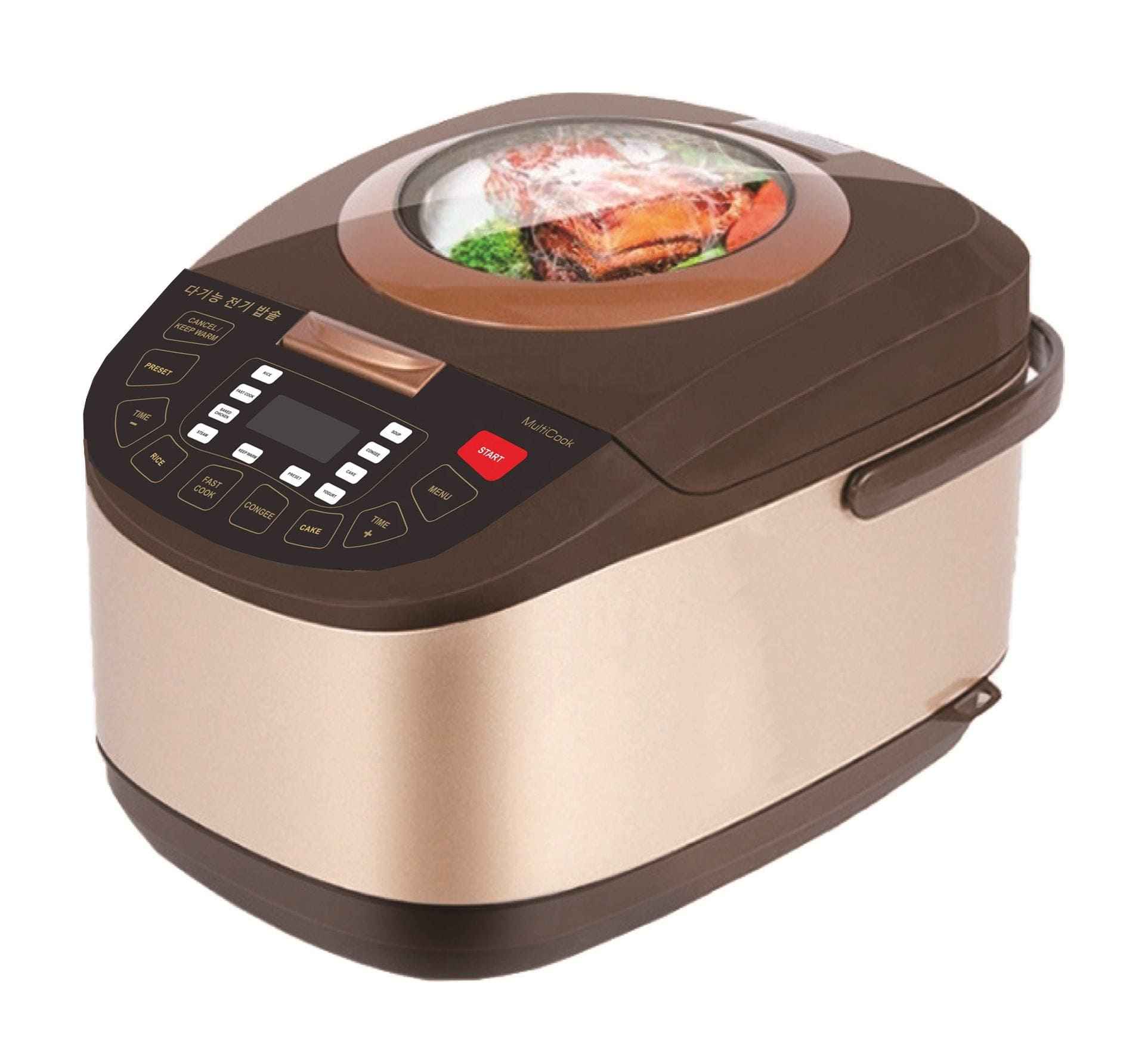 5L Smart Multi‑Function Automatic Electric Digital Rice Cooker | Silver Crest Keep Warm Household Cooker - Buy Online at SimraCart
