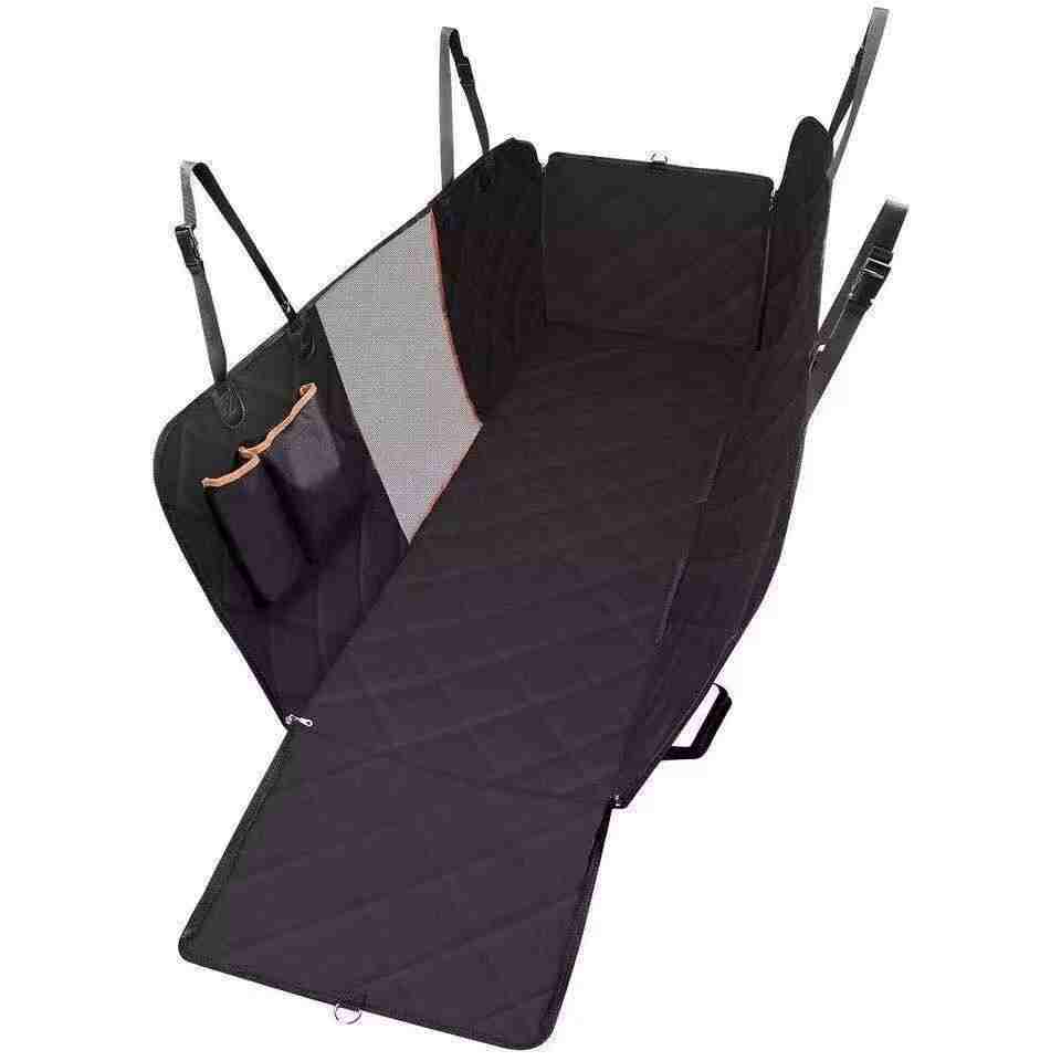 Waterproof Pet Car Back Seat Cover Protector – Universal Fit Non-Slip Dog Travel Mat with Zipper and Seat Anchor - Buy Online at SimraCart