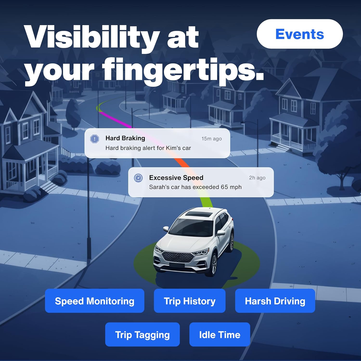 Bouncie GPS Tracker for Vehicles – Real‑Time Location, Route History, Speed Monitoring, Geo‑Fence & Accident Alerts – Fleet & Family Security, Cancel Anytime - Image 3