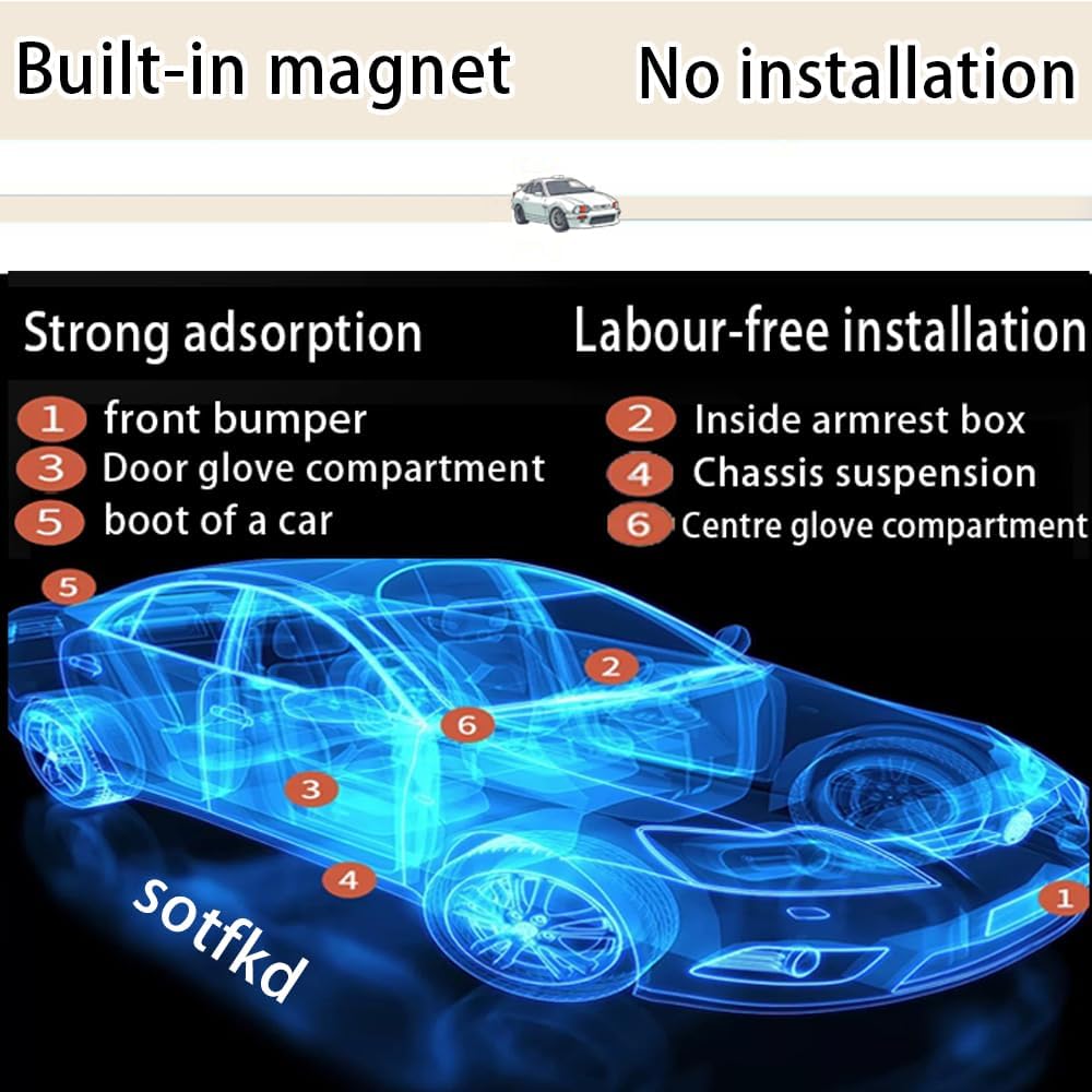 2 Pack GPS Tracker for Vehicles – Hidden Car Tracking Devices, Magnetic Waterproof Shell, No Monthly Fee, Works with Apple Find My (iOS Only) - Image 2