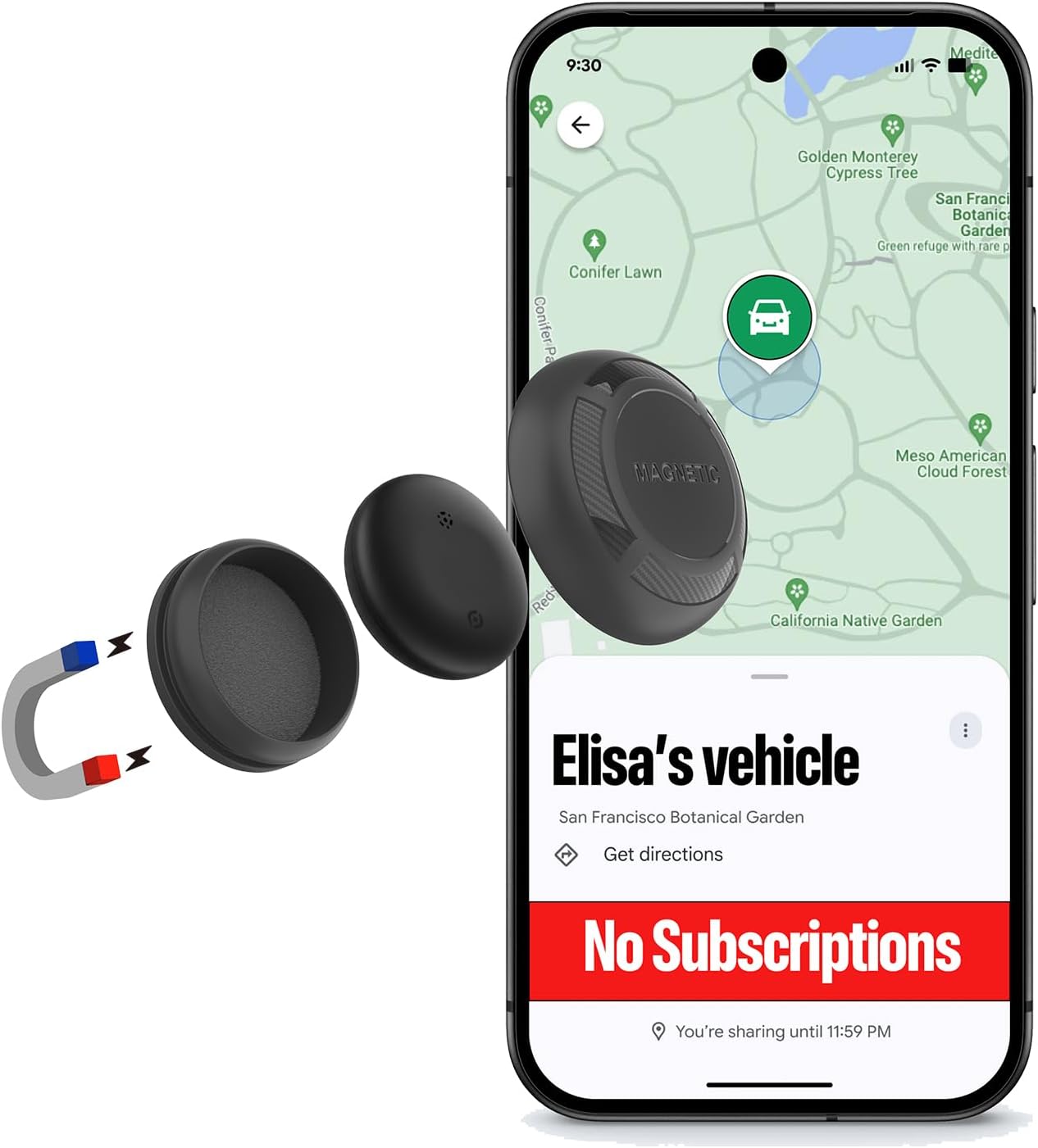 Magnetic Hidden Gps Tracker For Vehicles – 365‑day Battery, Waterproof Car Locator, No Subscription, Android Compatible - Best Deals USA | SimraCart