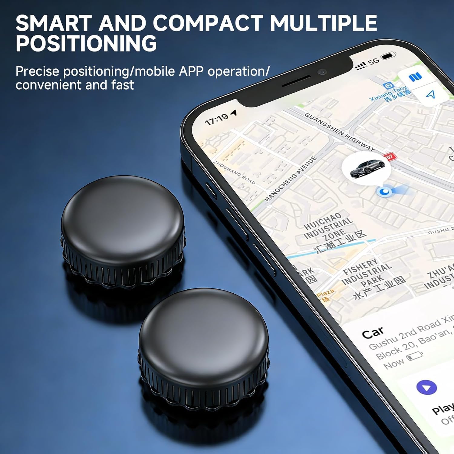 Mini GPS Tracker for Vehicles – Real‑Time Car Tracking Device, Strong Magnetic Anti‑Lost Locator, Waterproof, No Monthly Fee, Works with iOS & Android - Image 4