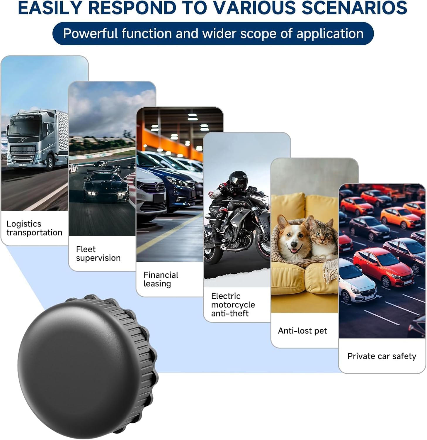 Mini GPS Tracker for Vehicles – Real‑Time Car Tracking Device, Strong Magnetic Anti‑Lost Locator, Waterproof, No Monthly Fee, Works with iOS & Android - Image 6