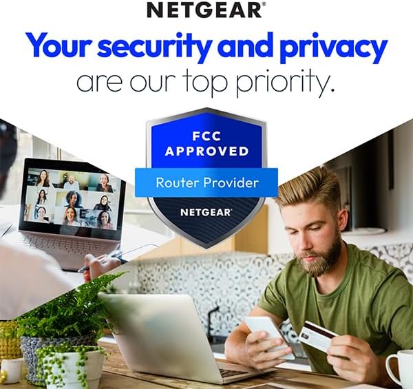 Nighthawk Modem Router Combo (CAX30) – DOCSIS 3.1 Cable Modem + WiFi 6 Router, AX2700 2.7Gbps Speeds, Compatible with Xfinity, Spectrum, Cox & More, Gigabit Wireless Internet - Image 5