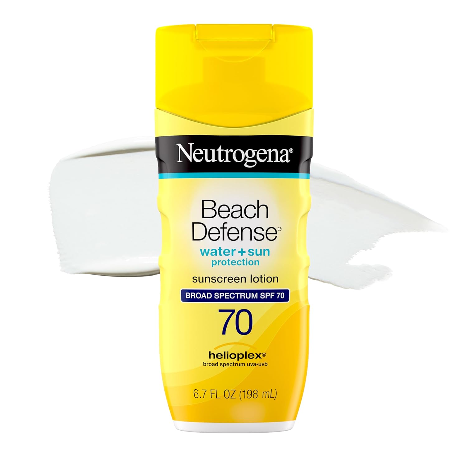 Beach Defense Sunscreen Lotion Spf 70 Broad Spectrum Uva/uvb Protection, Lightweight Water Resistant Up To 80 Minutes, Oil-free Beach-strength Sun Protection For Whole Family, 6.7 Fl Oz - Best Deals USA | SimraCart