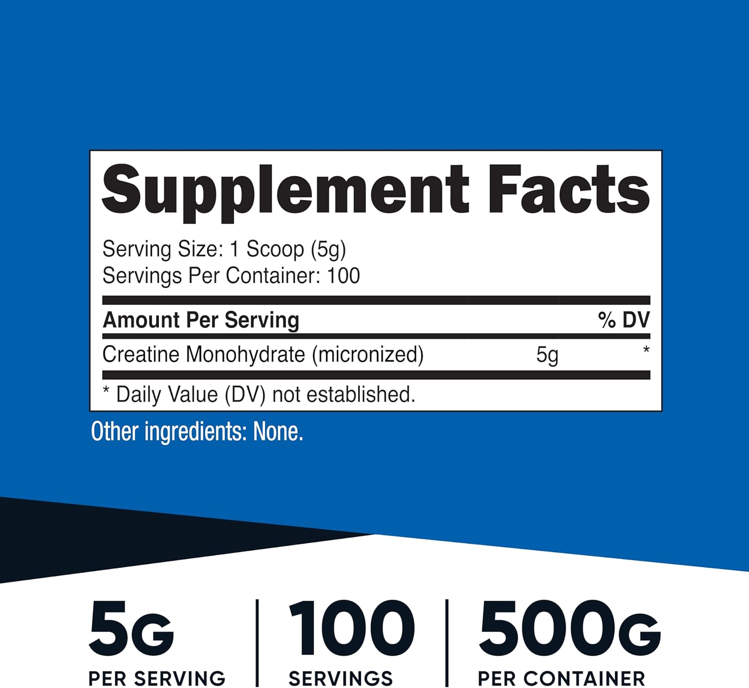 Nutricost Creatine Monohydrate Micronized Powder 500G, 5000mg Per Serving (5g) - 100 Servings, Unflavored, Non-GMO, Gluten Free, Vegetarian, for Muscle Growth, Strength, Endurance & Recovery - Image 2