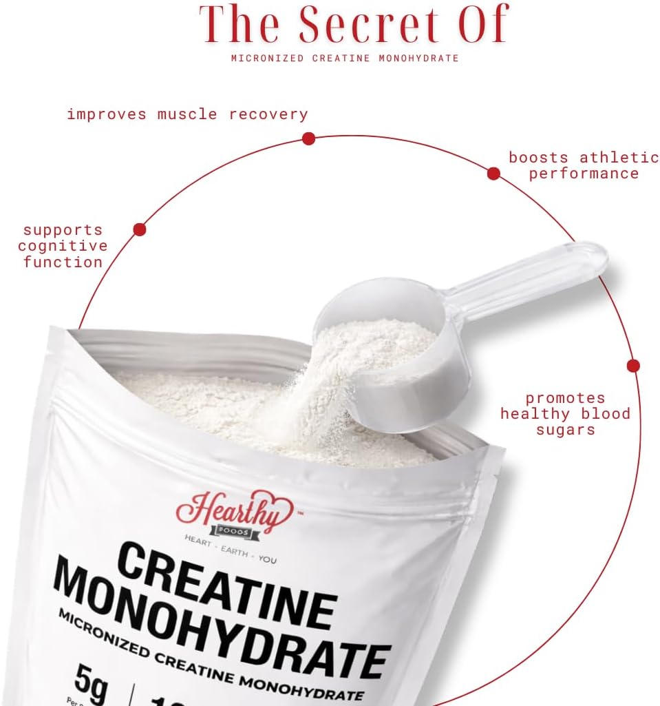 Creatine Monohydrate Micronized Powder 500G - 100 Servings, 5000mg Per Serving (5g) - for Men & Women Muscle Growth & Recovery - UNFLAVORED - Image 5