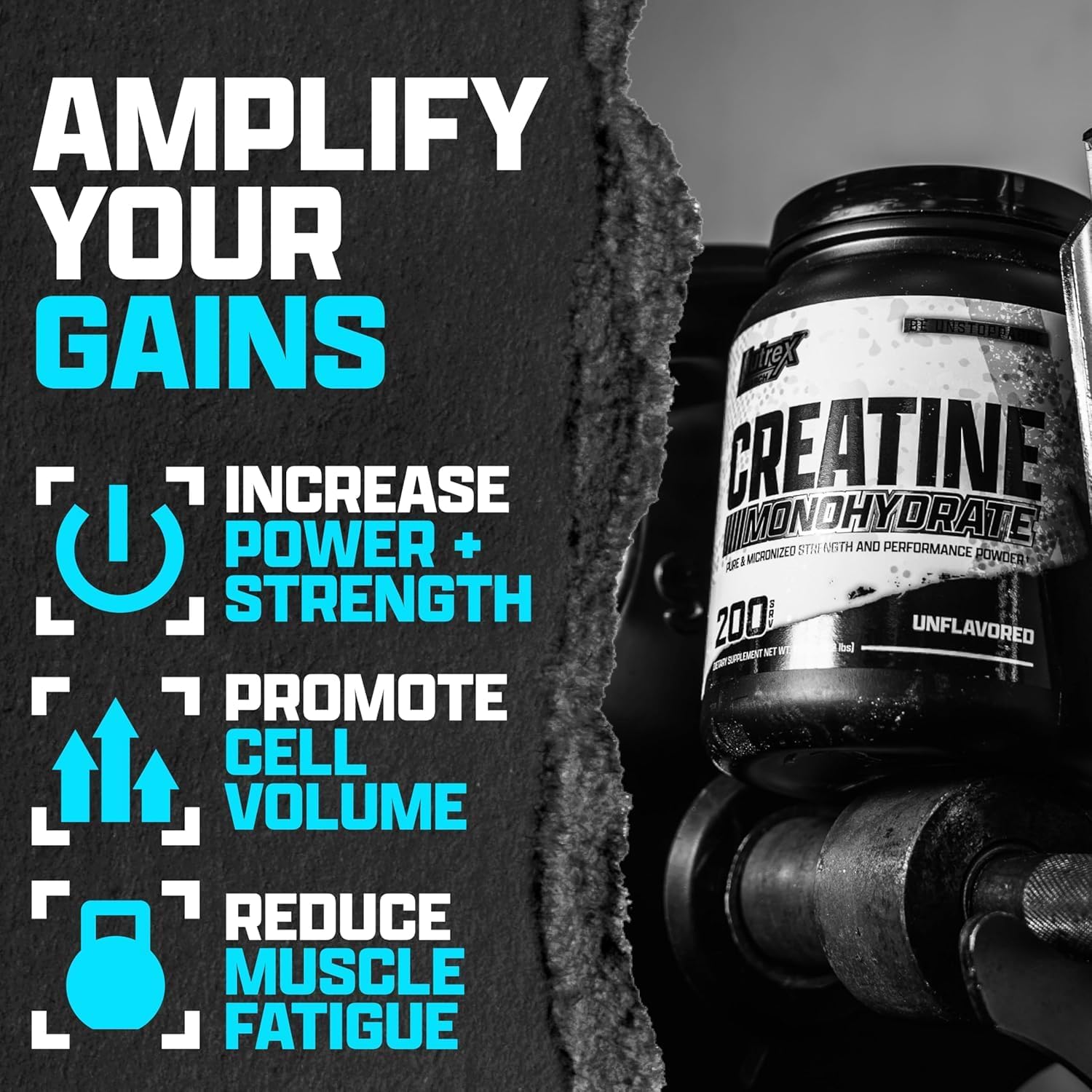 Micronized Creatine Monohydrate Powder – 1KG (200 Servings), Pure & Unflavored, 5g Per Serving, Supports Muscle Gain, Strength, Performance & Recovery - Image 4